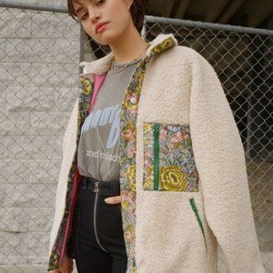 Sandy Liang Bayside Fleece Jacket Size 6